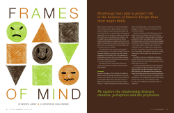 Psychology may play a greater role in the business of Interior