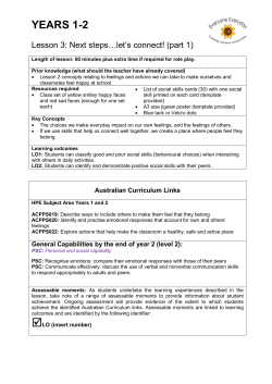 Lesson 3: Next steps&hellip;let`s connect! (part 1)
