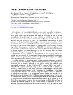 Process based Simulation of Paleoclimatic Tree