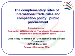 Mauritius - bid rigging