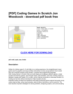 Coding Games In Scratch Jon Woodcock