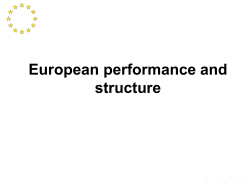 Chapter 2: European Performance and Structure