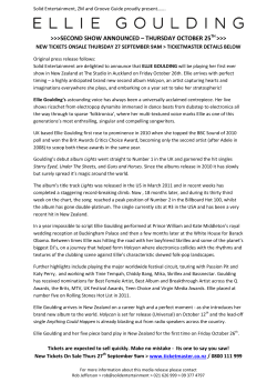 second show announced &ndash; thursday october 25