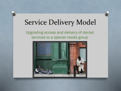 Service Delivery Model