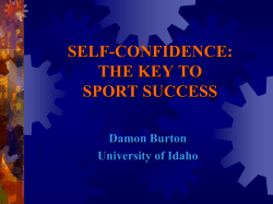 self-confidence - University of Idaho