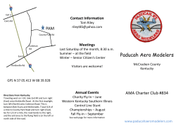 Club Brochure - Paducah Aeromodelers