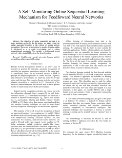 A Self-Monitoring Online Sequential Learning Mechanism for
