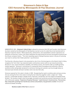 CEO Honored by Minneapolis