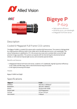 Bigeye P - Allied Vision Technologies