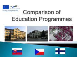 Comparing education programmes