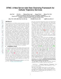 DTNC: A New Server-side Data Cleansing Framework for Cellular
