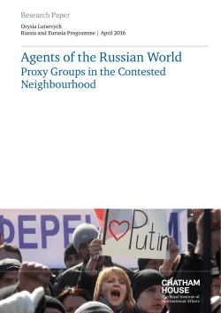 Agents of the Russian World