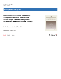Generalized Framework for Defining the Optimal Inclusion