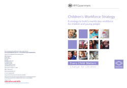 Children`s Workforce Strategy