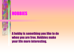 HOBBIES