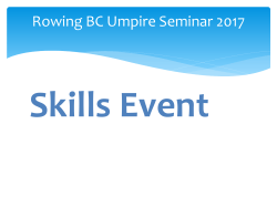 Skills Events