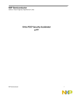 7.2.1 Control or setup APIs