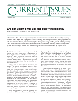 Are High-Quality Firms Also High-Quality Investments?