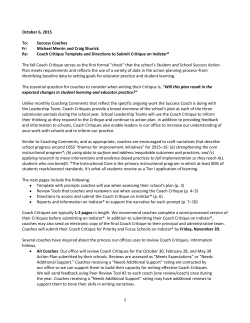 Coaching Critique Guidance