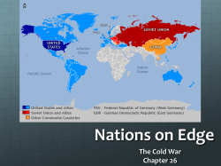 Nations on Edge - Old Saybrook Public Schools