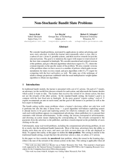 Non-Stochastic Bandit Slate Problems