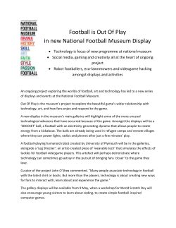 football is out of play in new exhibition at national football museum