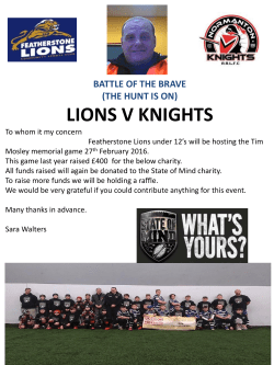 FEV-Lions-Memorial-2016-poster