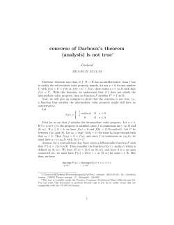 converse of Darboux`s theorem (analysis) is not true
