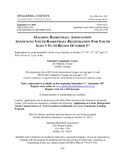 Spalding Basketball Association Announces