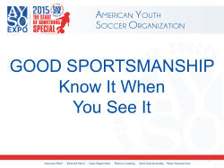 PowerPoint - AYSO Expo 2015