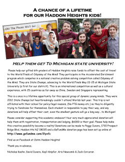 A chance of a lifetime for our Haddon Heights kids!