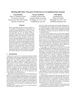Eliciting Bid Taker Non-price Preferences in (Combinatorial) Auctions