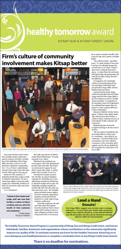 Firm`s culture of community involvement makes