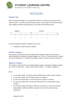 integers