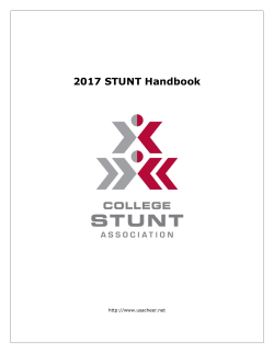 2017 STUNT Handbook