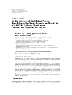 On the Existence of Equilibrium Points, Boundedness