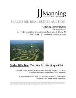 sealed bid real estate auction