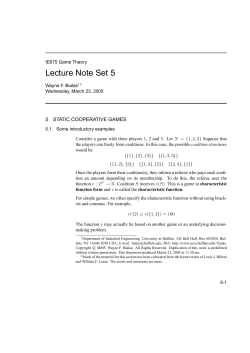 Lecture Note Set 5 - Acsu Buffalo