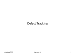 L08 Defect Tracking