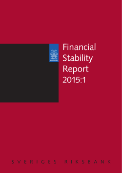 Financial Stability Report 2015:1