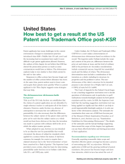 United States How best to get a result at the US Patent and