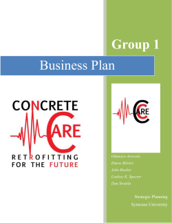 Business Plan - Syracuse University