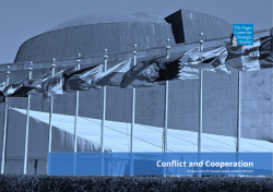 Conflict and Cooperation - The Hague Centre for Strategic Studies