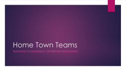 Home Town Teams - Scholarly Commons @ Ouachita