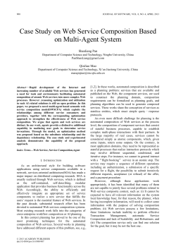 Case Study on Web Service Composition Based on Multi