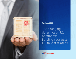 The changing dynamics of B2B commerce: Building your best LTL