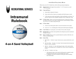 Sand Volleyball 4-on-4 - K