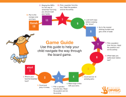 Game Guide - Chicago Children`s Museum