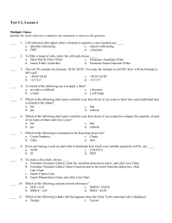 Test 3-2, Lesson 4 Answer Section