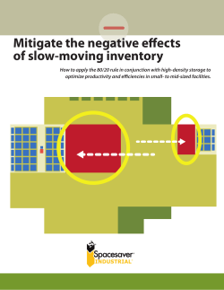 Mitigate the negative effects of slow-moving inventory